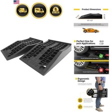 50699 Low Profile Car Ramps for Vehicle Maintenance & Display, Short Incline ...