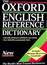 The Oxford English Reference Dictionary by OUP Hardback Book The Cheap Fast Free