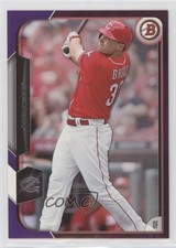 2015 Bowman Purple 92/250 Jay Bruce #4 10k8