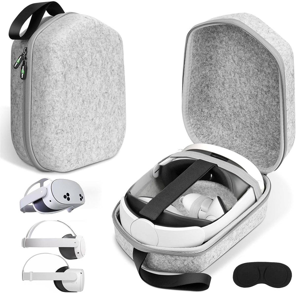 Sarlar Hard Carrying Case for Meta Quest 3/Quest 2/Elite Strap VR