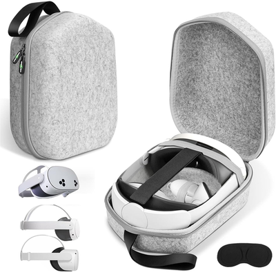 Sarlar Hard Carrying Case for Meta Quest 3/Quest 2/Elite Strap VR