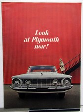 1962 Plymouth Fury Belvedere Savoy Wagon Original Color Dealer Sales Brochure