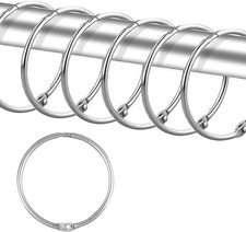 24 Pack Shower Curtain Rings,Rust Proof Shower Curtain Hooks