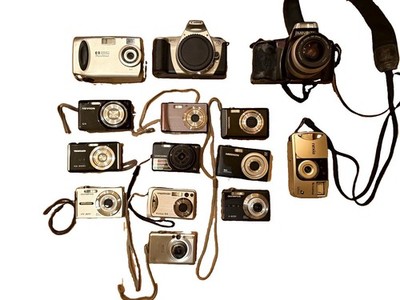 14x Kamera Konvolut Canon Minolta Olympus Fuji Samsung Analog Digital ungetestet