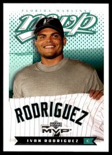 Ivan Rodriguez 2003 Upper Deck MVP #82 Marlins MLB READ FREE SHIP AutographDen