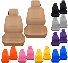 Front Set Seat Covers Solid Color Fits 2000 To 2017 Ford Focus Coupesedanwagon