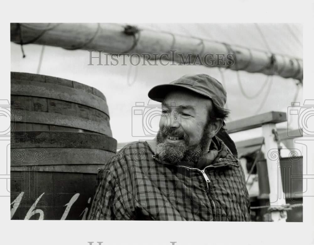 1970 Press Photo Pete Seeger on 