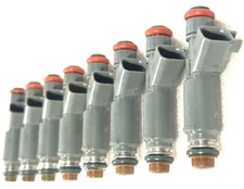 SET of 8 24lb Ford Racing fuel injector upgrades 12hole best 24lb atomization HP
