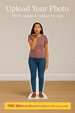 Personalised Life-Size Cardboard Cutout Standee from Your Photo (Single Person)