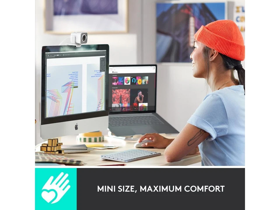 Logitech MX Keys Mini for Mac Minimalist Wireless Keyboard, Compact, Bluetooth, - Image 4 of 4