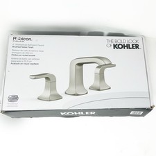 KOHLER Rubicon 8 in. Widespread Bathroom Faucet Brushed Nickel See Photos