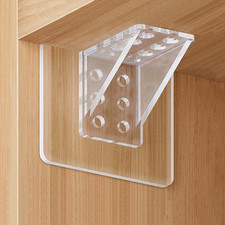 Shelf Support Pegs 10pcs Self Adhesive Cupboard Partition Holder Clips Hooks