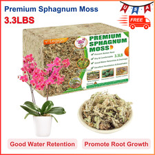 3.3LBS Premium Sphagnum Moss For Plant- 60QT Natural Succulent Carnivorous Plant