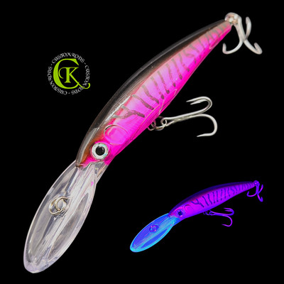 Swimbait 18cm UV Wobbler Kunstköder Twitchbait Raubfisch Schleppen Hecht Wels 5