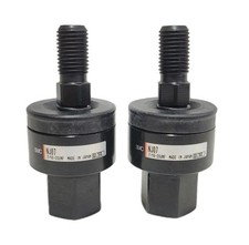 Lot Of 2 SMC NJ07 Floating Joint Alignment Couplers 7/16-20UNF, 2600lbs Thrust