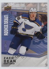 2024-25 Upper Deck UD Rookie Debut Blue 137/249 Zach Dean #15 nw2