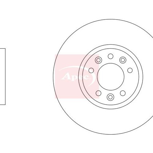 For PEUGEOT TRAVELLER V 2016 on BRAKE DISC (FRONT) (SINGLE) DSK3341