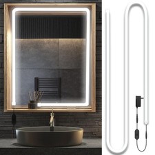 LED Vanity Mirror Lights, Hollywood Style Makeup Lighting, 10FT/6000K/Dimmabl...