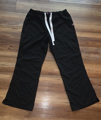 Urbane Ultimate Black Women's Scrub Pants Size Petite/Medium