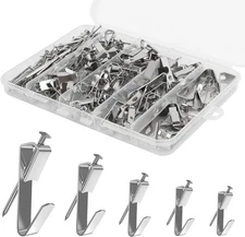 202 PCS Frame Hanger Kit, 10lb, 20lb, 30lb, 50lb&100lb Picture Hanging Hardware