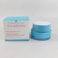 Clarins Hydra-Essentiel Moisturizes and Quenches, Rich Cream 1.7oz / 50ml *NEW*