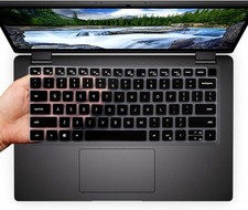 Keyboard Cover Skin for Dell Latitude 14" 7450 7440 7430 7420 7410 /Dell Black