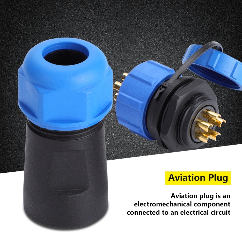 2Pack IP68 Waterproof Aviation Plug Connector For Lamps☜