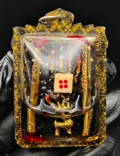 Business Success Casino Charm Gambling Hand Occult Sorcery Thai Amulet CK1012