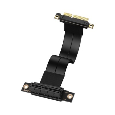 PCIe 3.0 X4 Extension Cable 90 Degree PCIE 4X Male To Female Riser 20CM