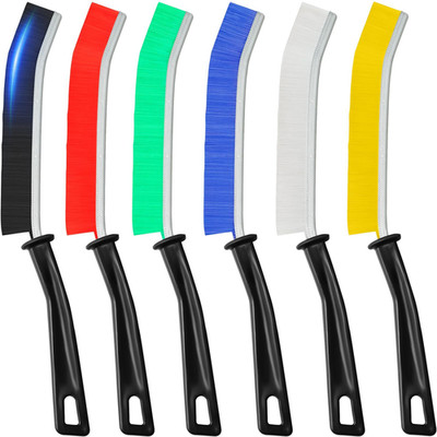 Premium 6Pcs Hard Bristle Crevice Cleaning Brushes, Multifunctiona