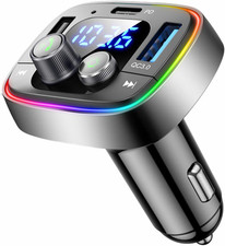 Bluetooth Car Adapter 5.4, FM Transmitter, 48W PD/QC Charger  Enjoy Bluetooth M