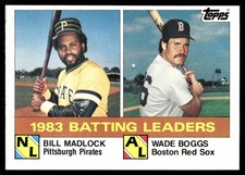 1984 Topps #131 Bill Madlock | Wade Boggs HOF [EX] [Base Set Baseball Card]