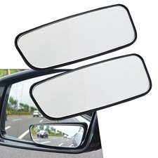 Icyfond 2PCS Blind Spot Mirrors, Rectangular Shaped HD Glass Convex Rear Square