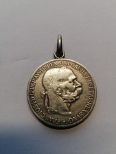 moneta argento antica Franz Joseph I Austria 1900