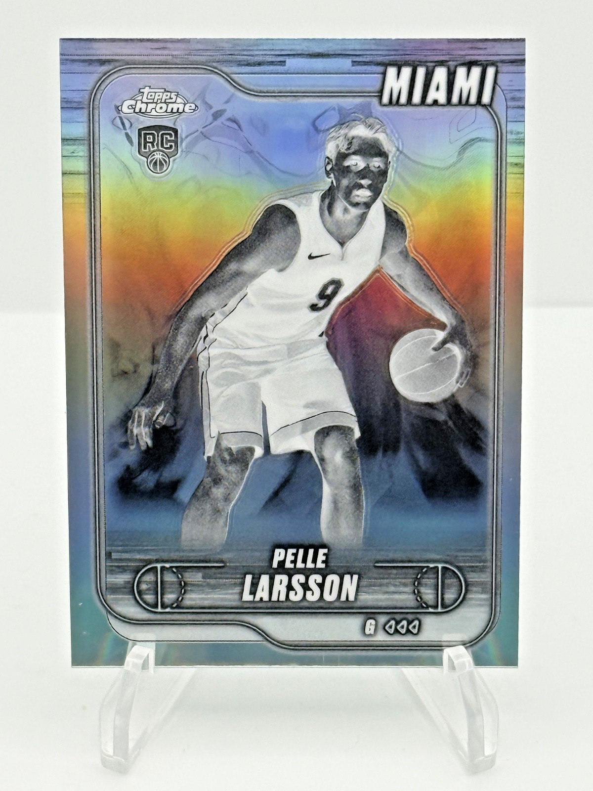 Pelle Larsson #166 Basketball Cards 2024 Topps Chrome trading card — raw and PSA graded price guide