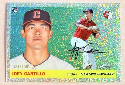 2025 Topps Chrome Platinum - Joey Cantillo #291 (RC) Speckle Refractor /150 (RC)