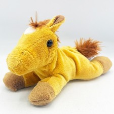 Unipak Horse Pony Tan Brown Stuffed Animal Plush 7 2016