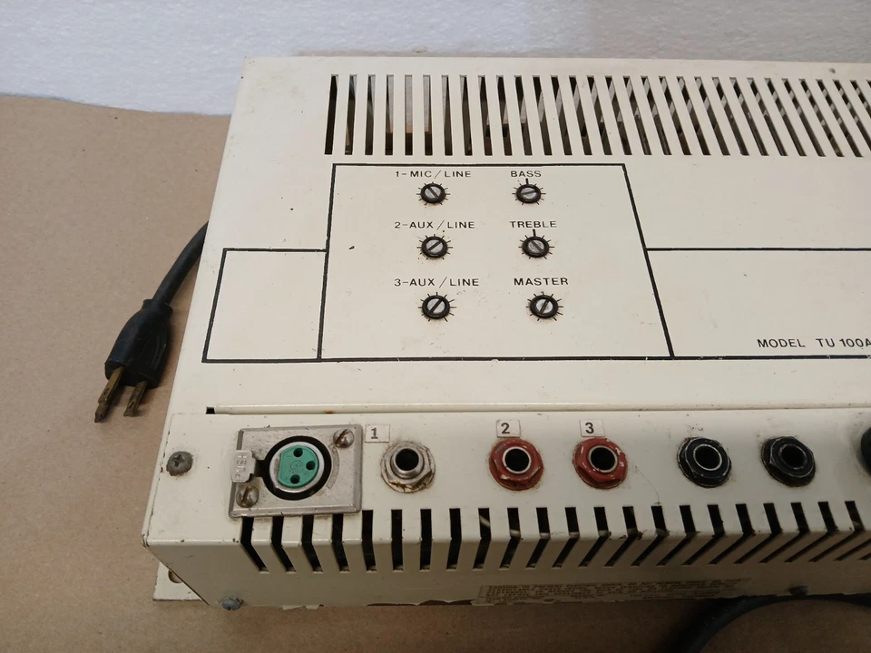 Amplificador de potencia vintage arco dc tu 100a Foto 2 de 4