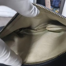 Tory Burch Amanda Crossbody Clutch Bag Leather Black Used