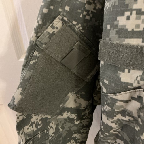 US Military Issue Army Combat Uniform ACU Camo Cappotto Giacca Extra Large Lungo - Foto 3 di 10