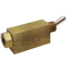 Clippard M-MJTV-3 3-Way Toggle Valve 1/8NPT Ports, 15/32-32 Thread Mount