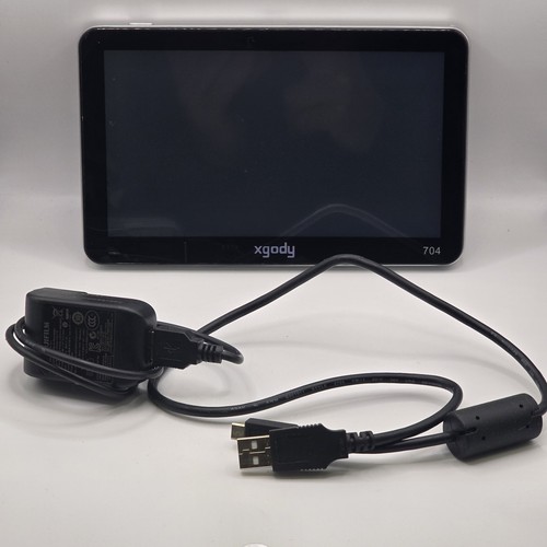 XGODY 704 7 Inch Auto Car Truck GPS SAT Navigation System With Cords Tested - Picture 2 of 5