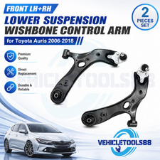 Front LH+RH Lower Suspension Wishbone Control Arm For Toyota Auris 2006-2018
