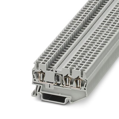 2pcs PHOENIX ST 2,5-TWIN-DIO/R-L 3036521 Component Terminal   Gray New  KD *kk