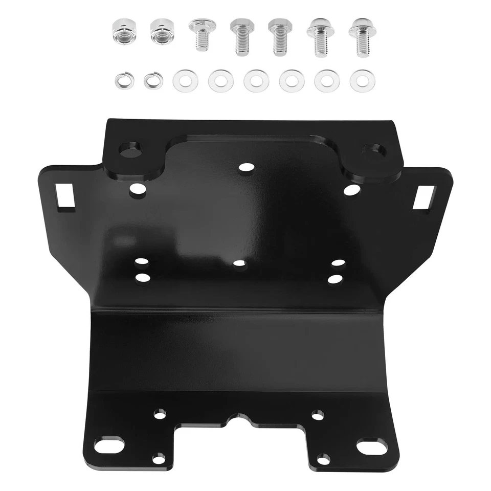 101275 Winch Plow Mount Bracket Plate Kit For 2016-23 Yamaha Grizzly Kodiak 700
