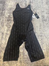 Costume tecnico nuoto competitivo TYR donna Fusion 2 schiena aperta taglia 38 nuovo con etichetta