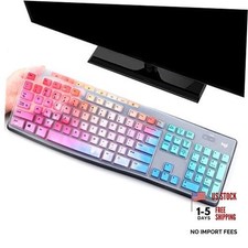 Keyboard Cover Skin Protector for Logitech MK295 MK275 MK270 Wireless Colorful