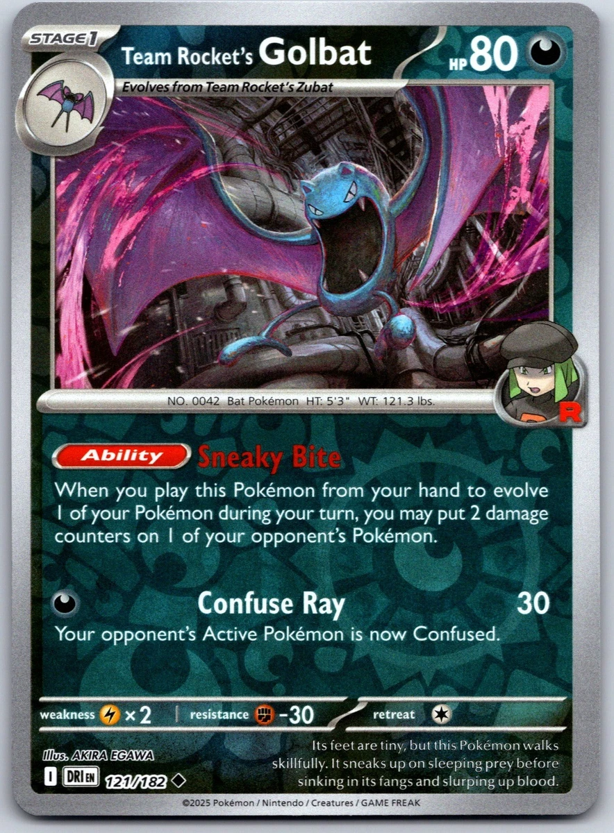 Team Rocket's Golbat Pokémon TCG Cards for sale | eBay