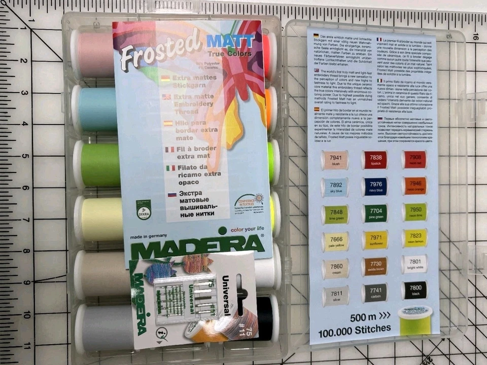 Madeira Frosted Matt 18 500M Thread Spool Smartbox - Image 3 of 4