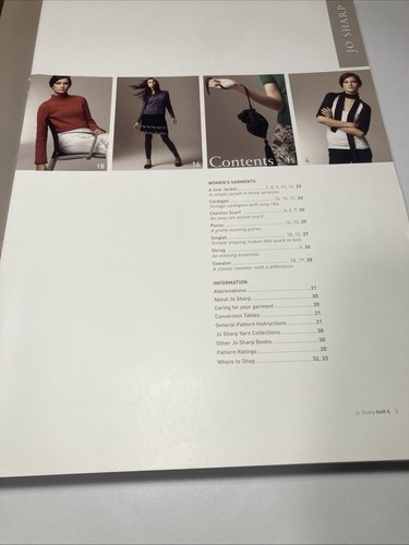 Jo Sharp X 3- KNIT - Issues 2 - 3- 4 with Lots Of Knitting Patterns/ free ship - Picture 7 of 7